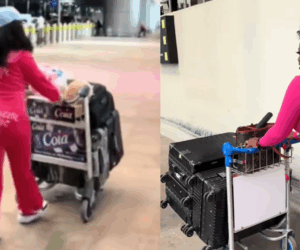 Lady shares how arrived Nigeria in April versus how she left in August (Watch)