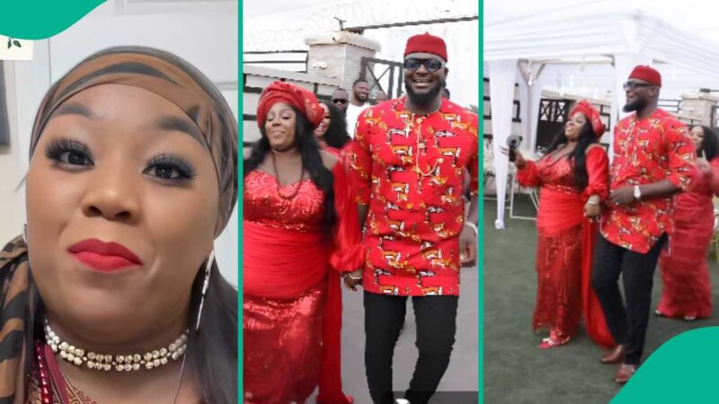 American Woman Who Fell in Love With Nigerian Man Proudly Waves Country’s Flag Ahead of Wedding