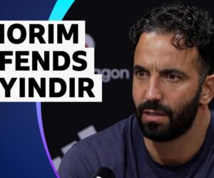 'No, no, no no!' Amorim defends Bayindir after mistake