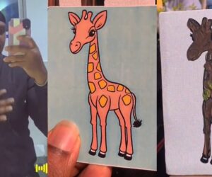 Man reveals his sh0cking artistry skills after trying sip and paint for the first time (WATCH)