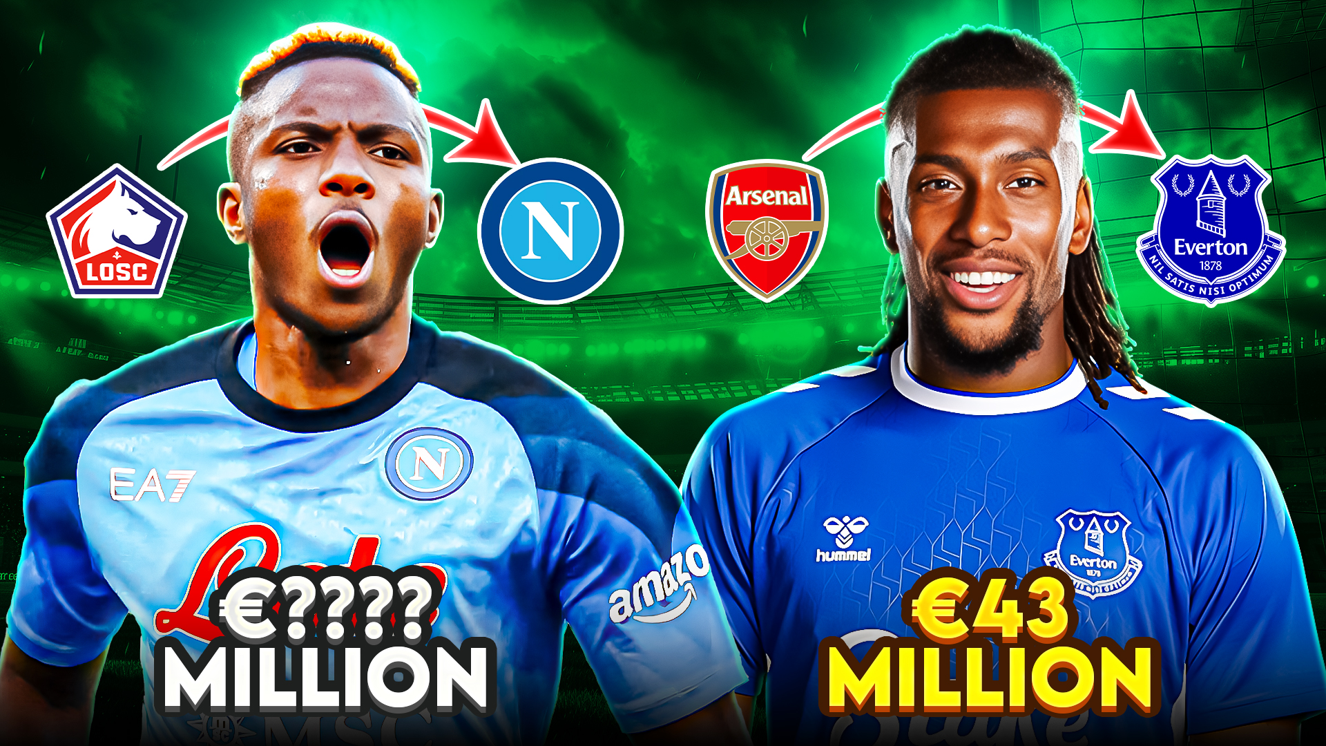 Top 10 Most Expensive Nigerian Football Transfers | Victor Osimhen, Alex Iwobi & More