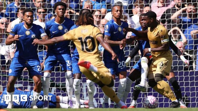BBC Sport weekly quiz: Which Crystal Palace player stood too close to Chelsea’s wall?