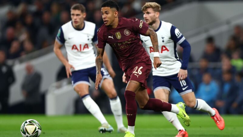 Guardiola aims to keep Tottenham target Savinho at Man City