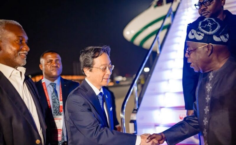 PHOTOS: Tinubu arrives Japan for TICAD9 summit