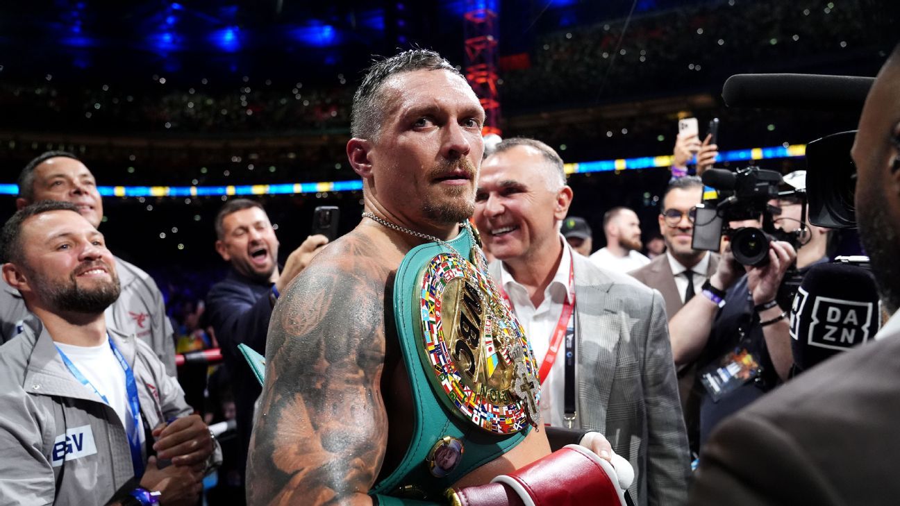 Oleksandr Usyk to take time in choosing next opponent