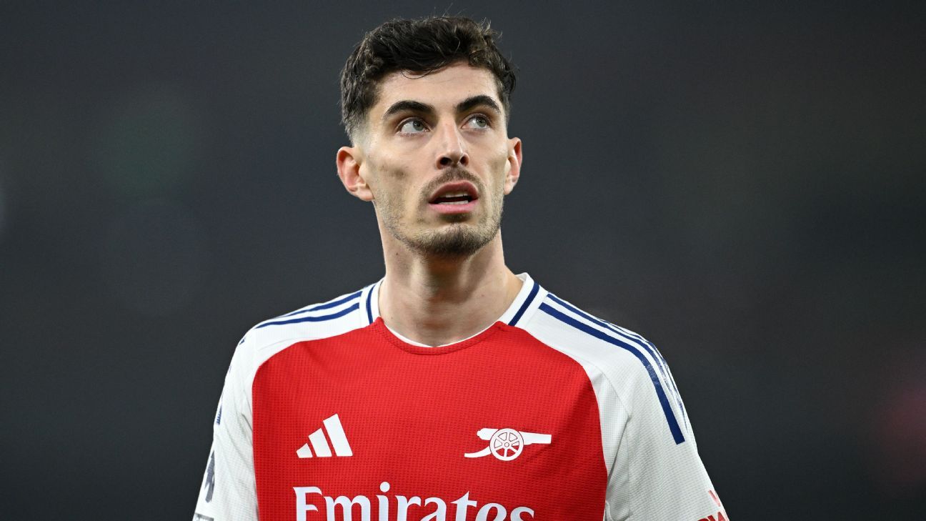 Arsenal’s Kai Havertz set for spell out with knee injury – sources