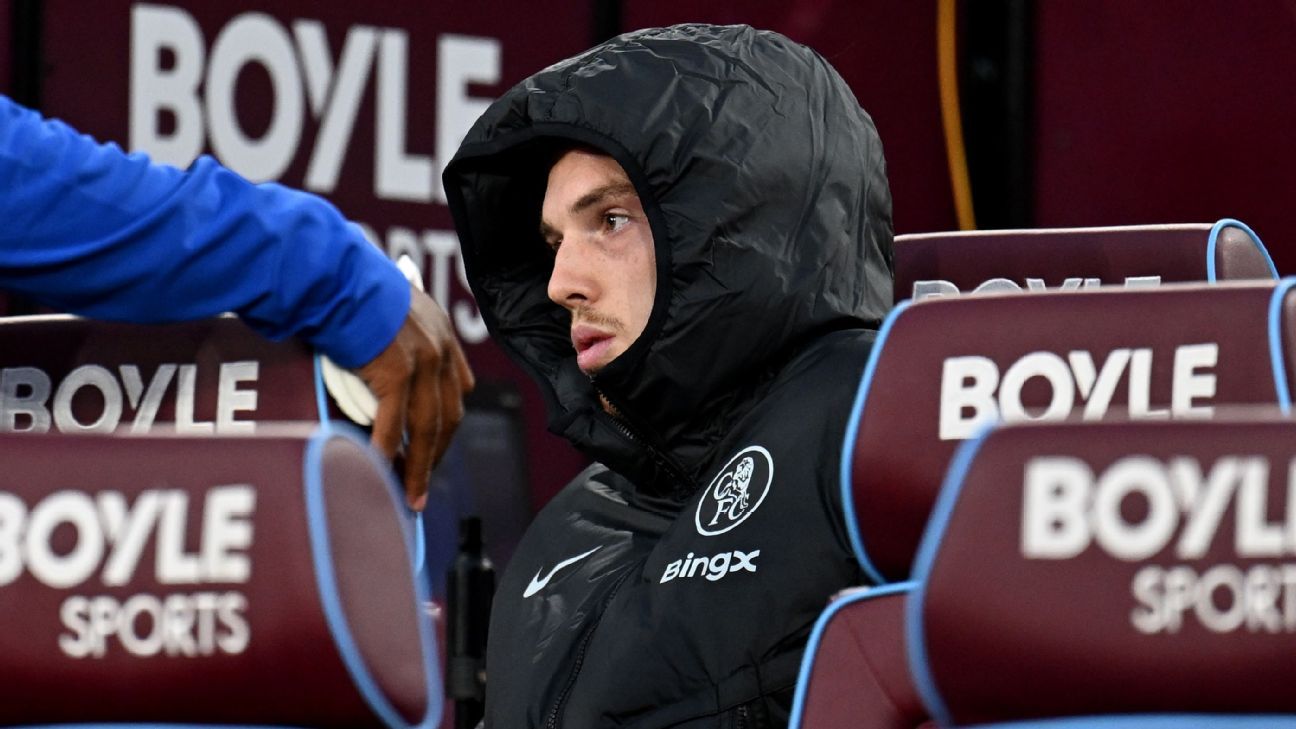 Chelsea’s Cole Palmer injured in warmup for West Ham match