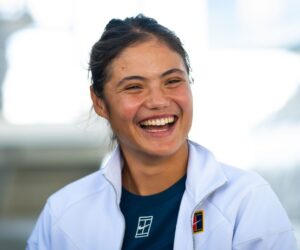 Emma Raducanu back in her ‘happy place’ at US Open