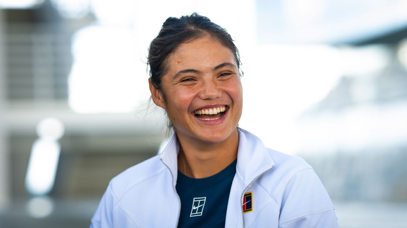 Emma Raducanu back in her ‘happy place’ at US Open