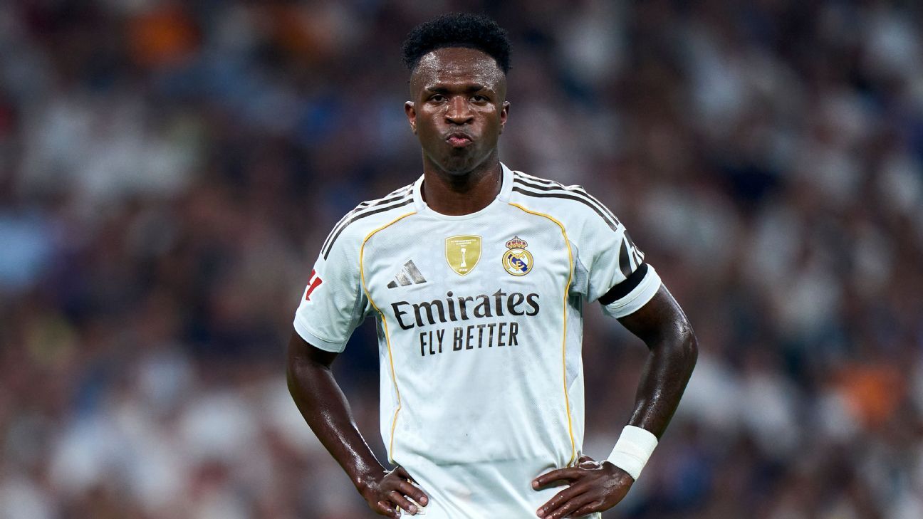 Benched Vinícius Jr. responds with goal, assist as Real Madrid top Oviedo