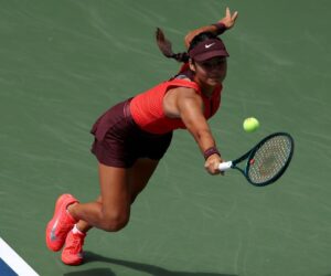 US Open: Emma Raducanu powers past Ena Shibahara in first round