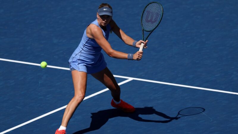 US Open: Katie Boulter’s slide continues with first-round loss