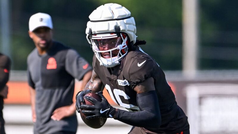Veteran WR Diontae Johnson released as Browns set 53-man roster