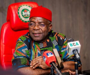 ‎Security agencies charged to prevent influx of criminals, as Otti holds security meeting