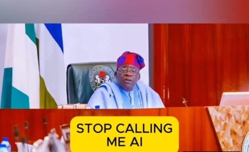 Video of Tinubu threatening citizens who label his statements as AI is doctored