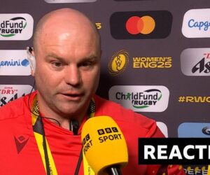 Women’s Rugby World Cup: Wales coach Sean Lynn after Scotland defeat