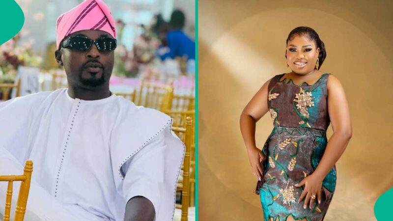 Adeniyi Johnson Pranks Wife About Acting Unclad, Her Reaction Causes Laughter: “Make She Calm Down”