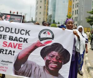 ‘Goodluck come back and save Nigeria’ march breaks out in Abuja