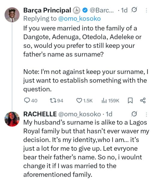 Keep your family name after marriage