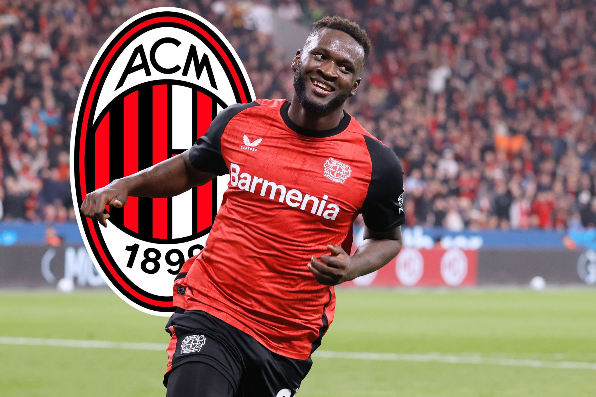 Boniface To Join AC Milan From Bayer Leverkusen