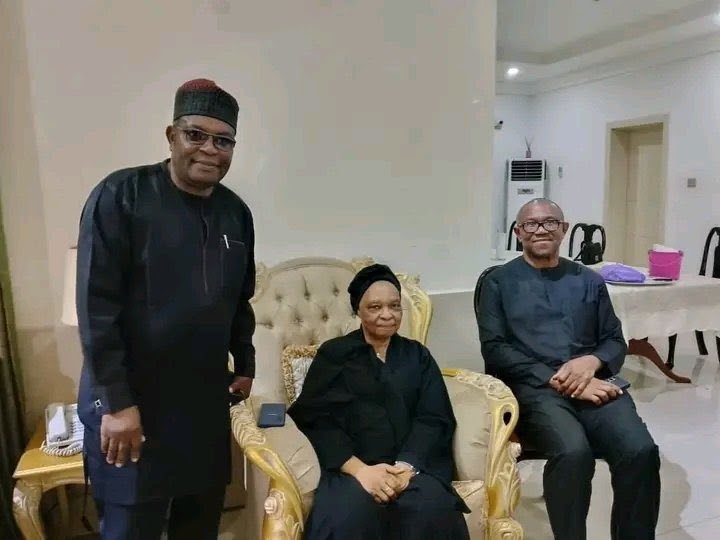 Peter Obi Pays Condolence Visit to Family of Late Chief Audu Ogbeh