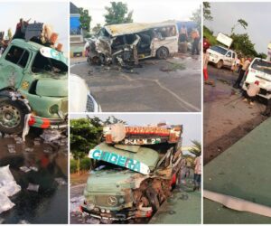 Several feared dead as bus, truck collide near Ebonyi University