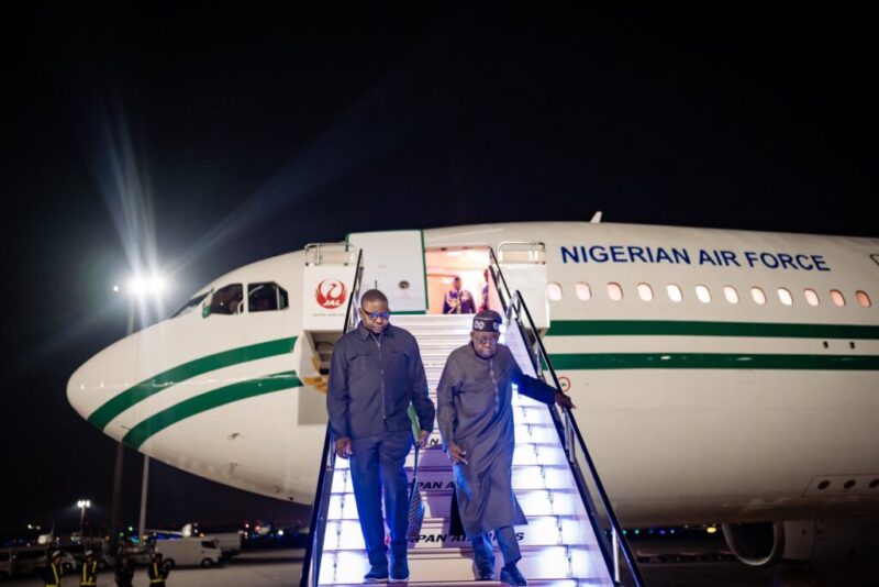 ‎Tinubu Arrives In Brazil For State Visit