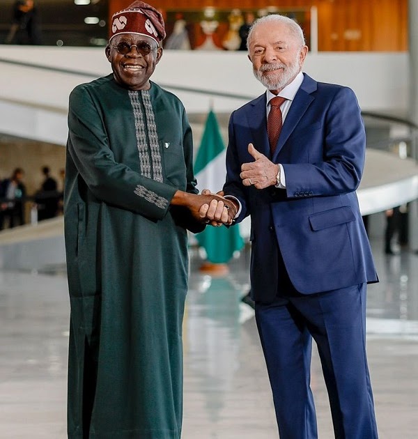 Tinubu Officially Meets Brazil’s President Lula to Strengthen Nigeria-Brazil Ties