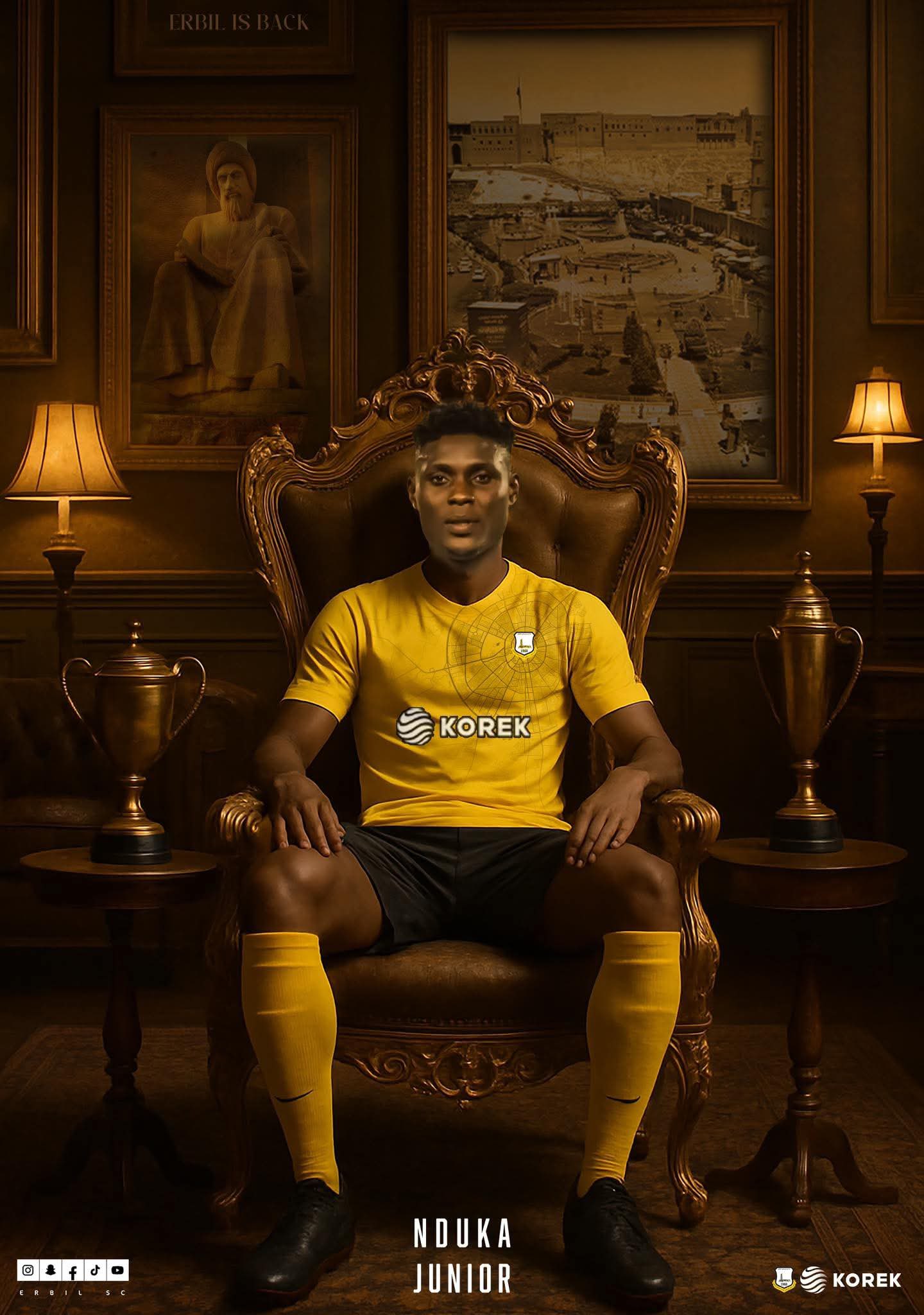Nduka Moves To Iraqi Club Erbil FC