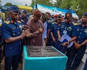 NAF Commissions Solar Streetlights, Water Projects in Ogun Community