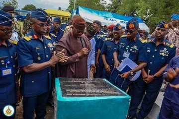 NAF Commissions Solar Streetlights, Water Projects in Ogun Community
