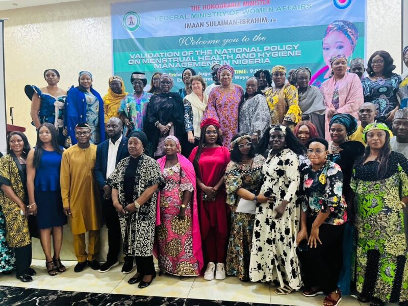 FG Validates National Menstrual Health Policy