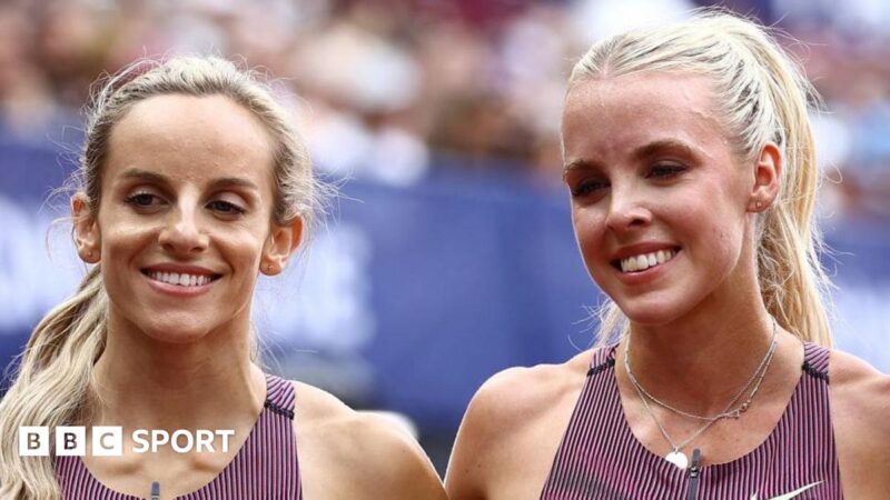 Keely Hodgkinson and Georgia Hunter Bell go head-to-head at Lausanne Diamond League