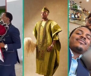 Enioluwa Takes After Priscilla Ojo, Welcomes Tanzanian Girlfriend as He Treats Her Lavishly