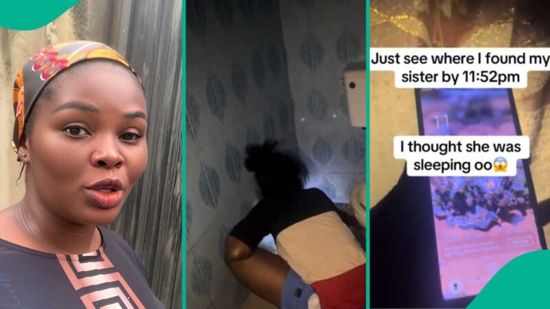 Lady touched over what she found her sister doing in toilet at 11:52pm: “I thought she’s sleeping o”