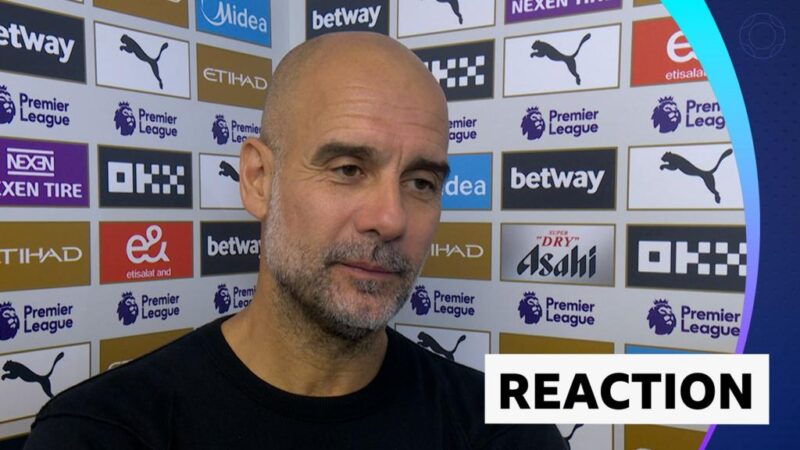 Premier League: Manchester City manager Pep Guardiola