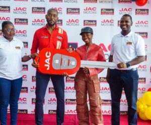 Elizade JAC Motors unveils Taaooma as First-Ever Brand Ambassador, Presents Her with a JAC JS6 SUV