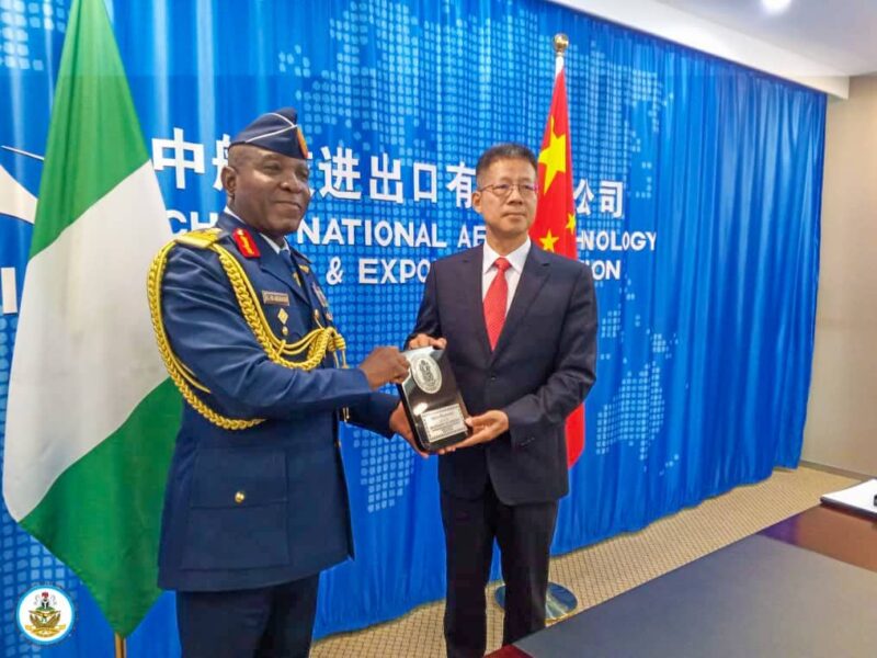 NAF Chief visits China, pledges defence partnership