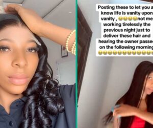 Hair Vendor Sad as Mum Who Ordered Hair for Her Child Dedication Passes away before She Delivered it