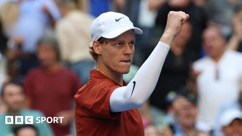 US Open results 2025: Jannik Sinner fights back to beat Denis Shapovalov in four sets