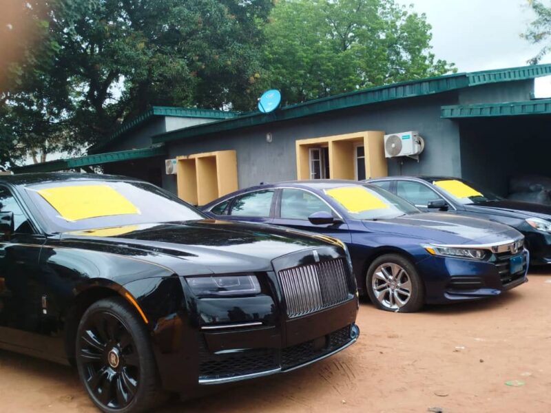 Ogun Customs seizes smuggled Rolls Royce, other luxury vehicles