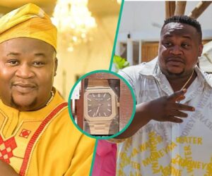 “Only I, Tinubu, and Davido Have It”: Cubana Chiefpriest Brags, Flaunts Multimillion-Naira Watch