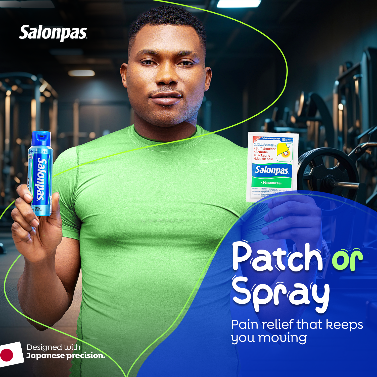 Validated by the Experts: Why Nigeria’s Top Physiotherapists Recommend Salonpas Pain Relief Patch and Spray