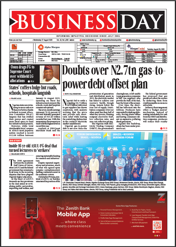 BusinessDay 27th Aug 2025