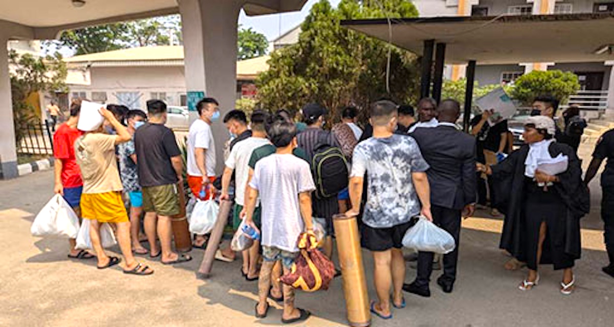 Nigeria deports 42 convicted Chinese, Philippine nationals