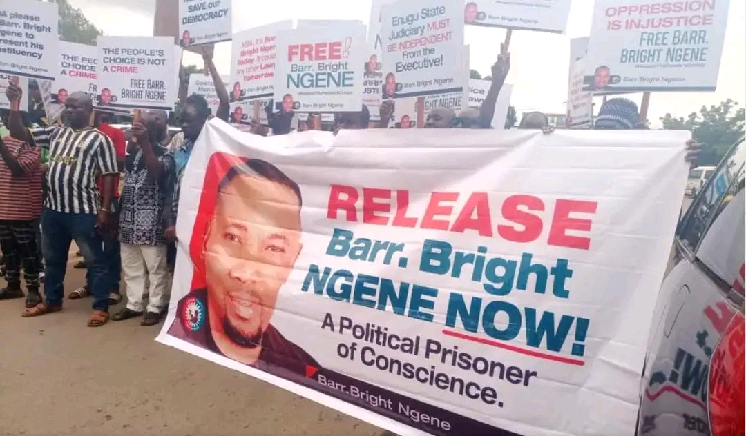 Protesters storm NBA conference over assembly member-elect jailed in Enugu