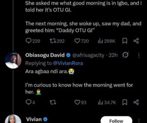 Woman reveals how she punished her cousin for not knowing how to speak Igbo