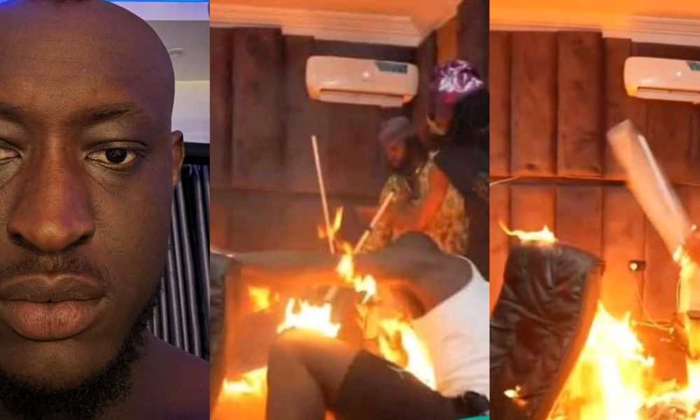 Carter Efe’s Studio Catches Fire During Livestream