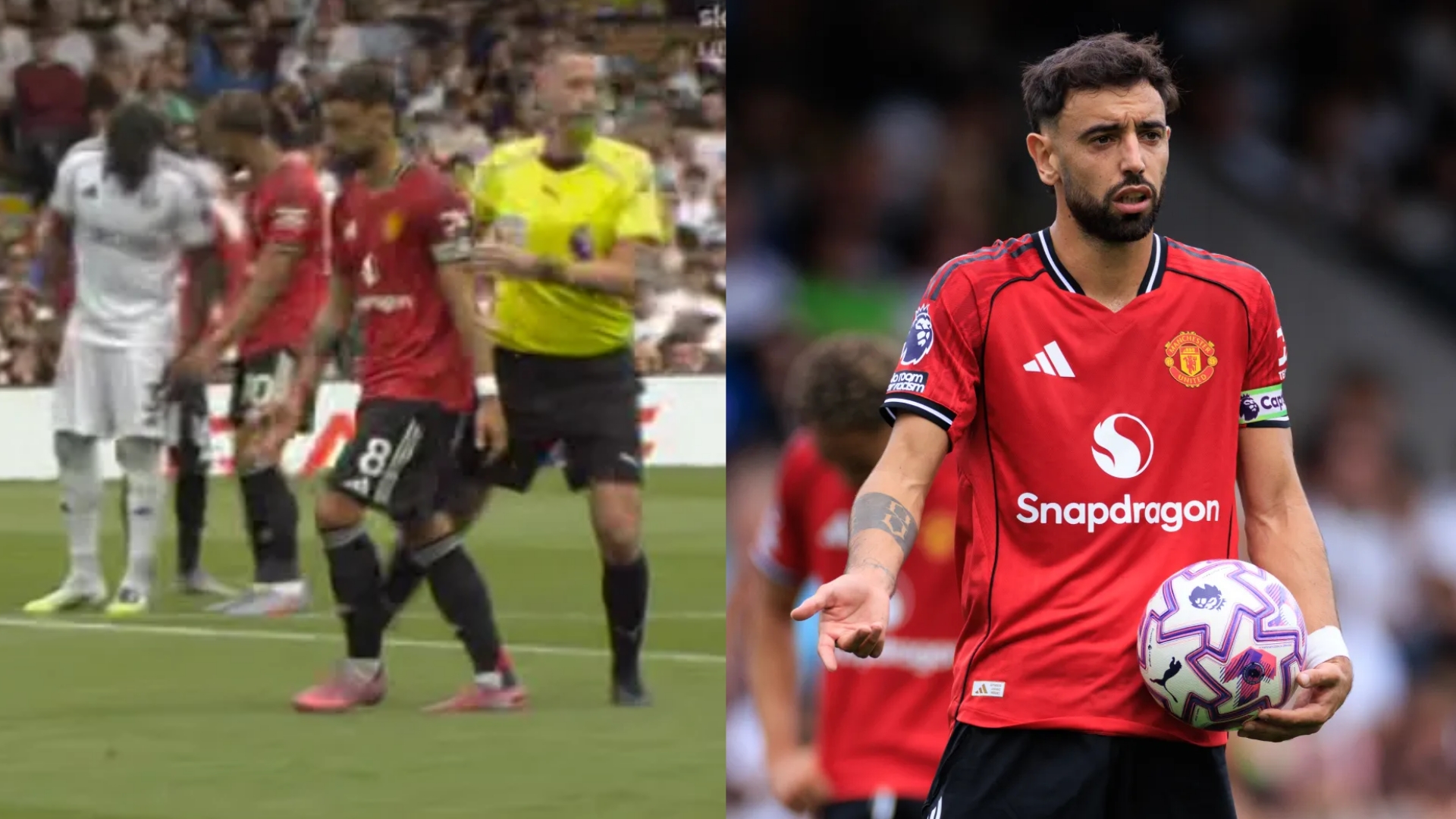 Bruno Fernandes demands referee apology after penalty miss against Fulham