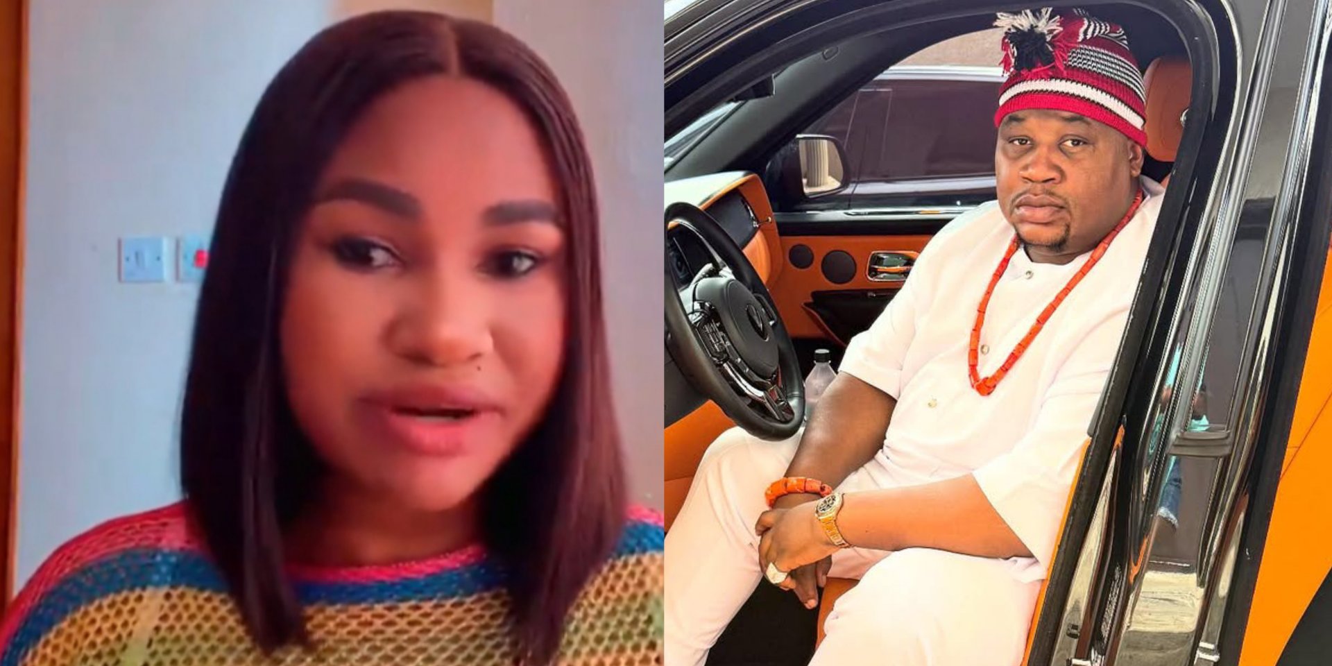 Hellen Ati blasts Cubana Chief Priest over demand to bring son to Nigeria